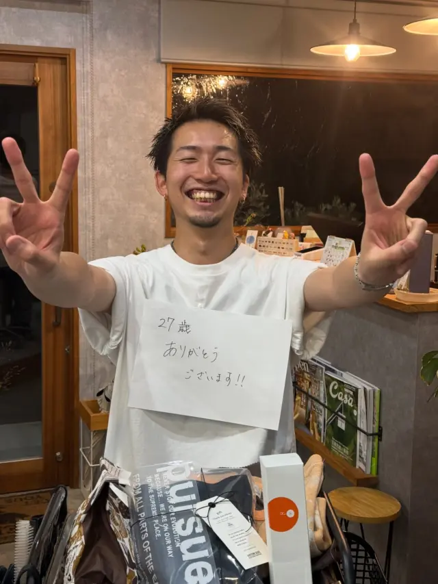 彼は誕生日でした🍰

皆様に祝って頂き感謝です😊

#誕生日